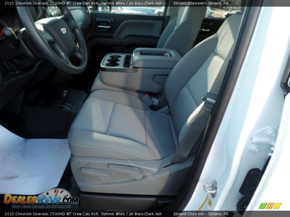 2015 Chevrolet Silverado 2500HD WT Crew Cab 4x4 Summit White / Jet Black/Dark Ash Photo #33
