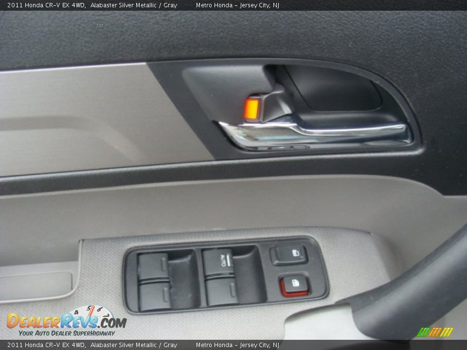 2011 Honda CR-V EX 4WD Alabaster Silver Metallic / Gray Photo #10