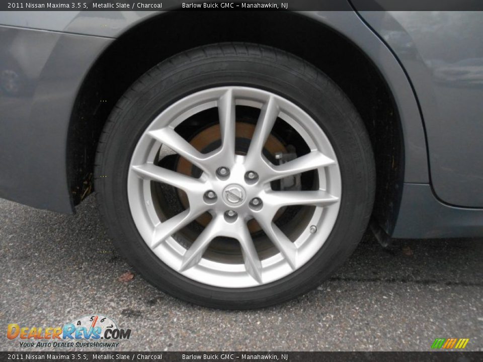 2011 Nissan Maxima 3.5 S Metallic Slate / Charcoal Photo #7