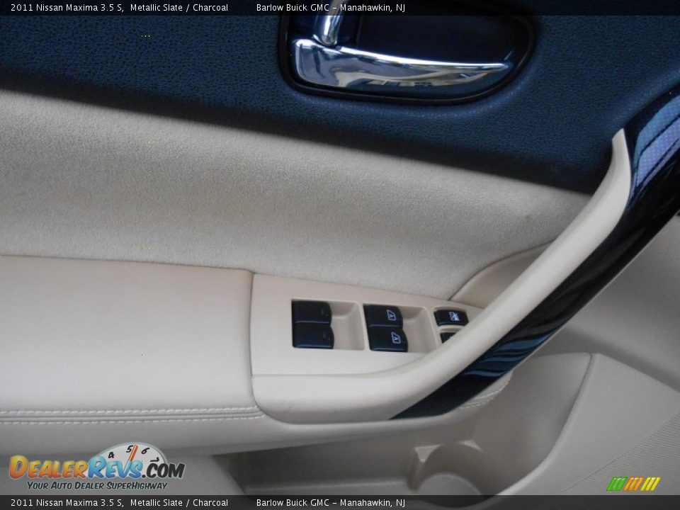 2011 Nissan Maxima 3.5 S Metallic Slate / Charcoal Photo #12