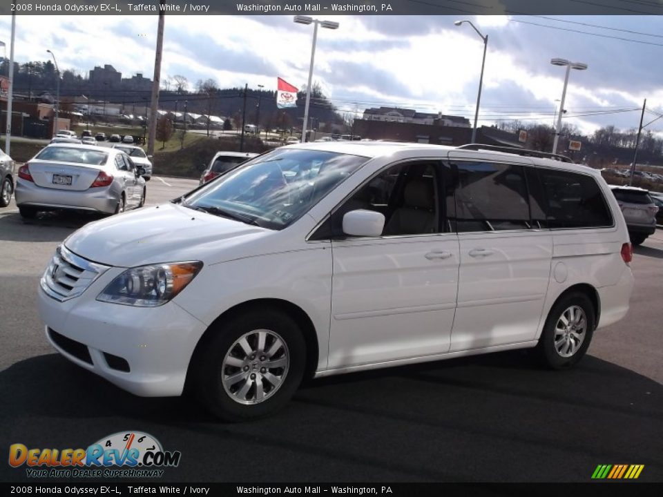 2008 Honda Odyssey EX-L Taffeta White / Ivory Photo #4