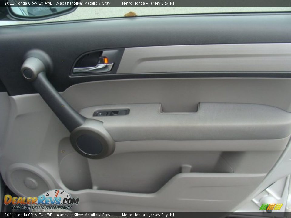 2011 Honda CR-V EX 4WD Alabaster Silver Metallic / Gray Photo #25