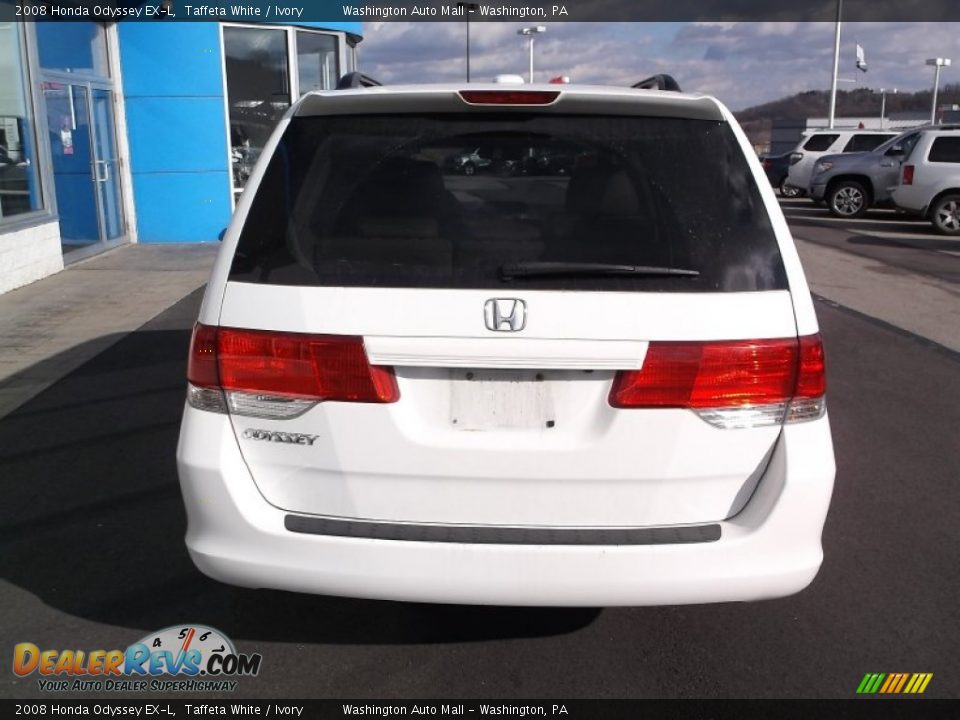 2008 Honda Odyssey EX-L Taffeta White / Ivory Photo #5
