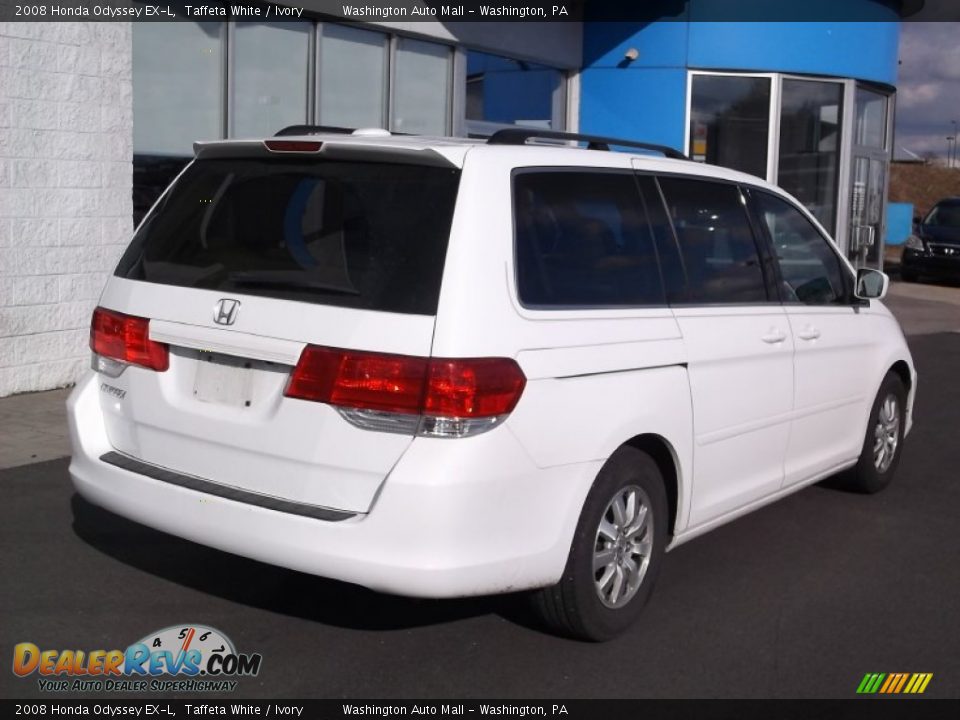 2008 Honda Odyssey EX-L Taffeta White / Ivory Photo #6