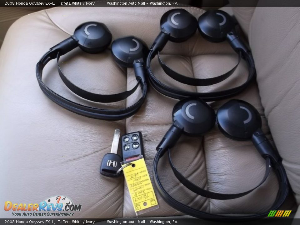 2008 Honda Odyssey EX-L Taffeta White / Ivory Photo #8