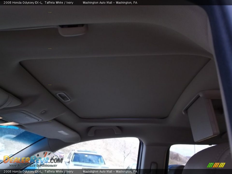 2008 Honda Odyssey EX-L Taffeta White / Ivory Photo #9