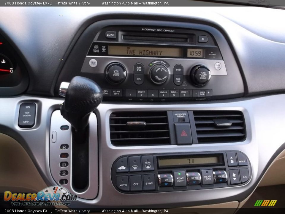 2008 Honda Odyssey EX-L Taffeta White / Ivory Photo #13