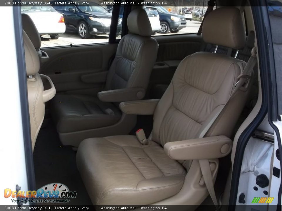 2008 Honda Odyssey EX-L Taffeta White / Ivory Photo #16