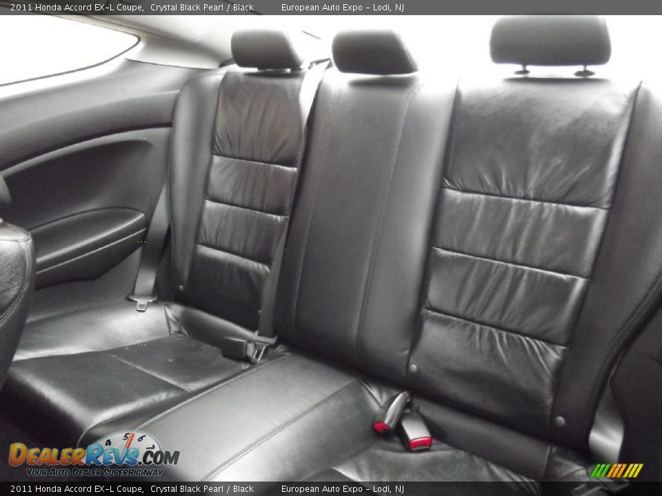 2011 Honda Accord EX-L Coupe Crystal Black Pearl / Black Photo #11