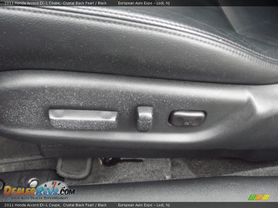 2011 Honda Accord EX-L Coupe Crystal Black Pearl / Black Photo #16