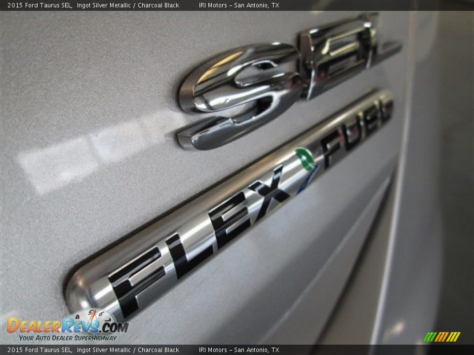2015 Ford Taurus SEL Ingot Silver Metallic / Charcoal Black Photo #7