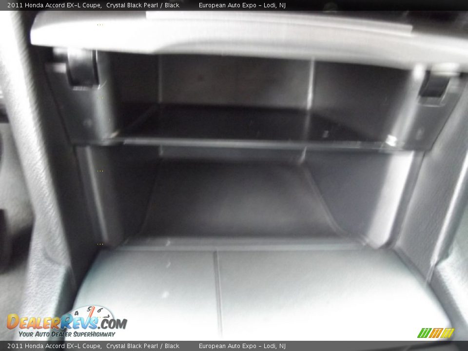 2011 Honda Accord EX-L Coupe Crystal Black Pearl / Black Photo #24