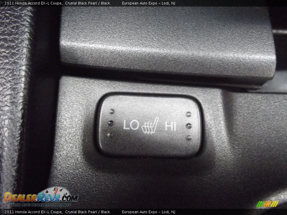 2011 Honda Accord EX-L Coupe Crystal Black Pearl / Black Photo #26