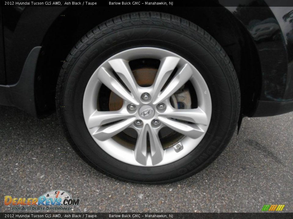 2012 Hyundai Tucson GLS AWD Ash Black / Taupe Photo #8
