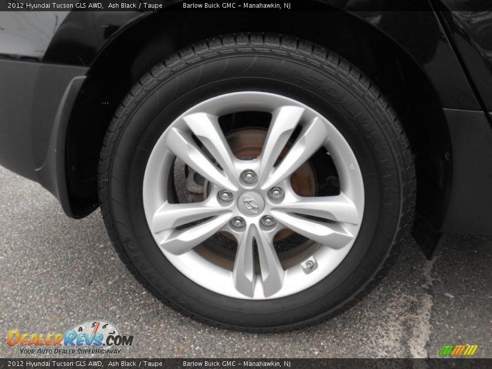 2012 Hyundai Tucson GLS AWD Ash Black / Taupe Photo #9
