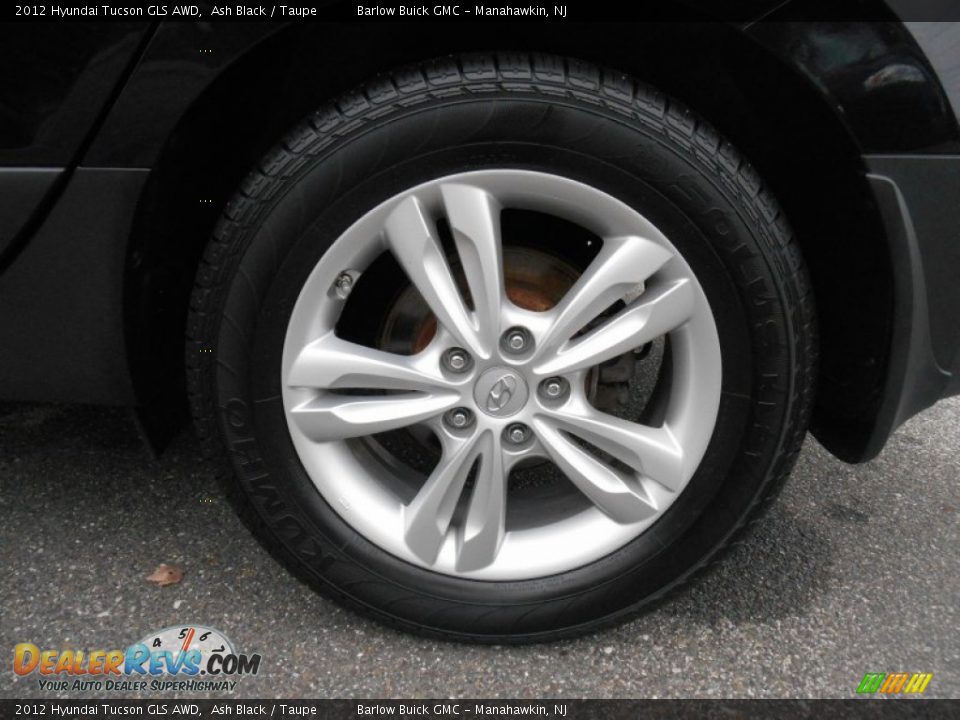 2012 Hyundai Tucson GLS AWD Ash Black / Taupe Photo #10