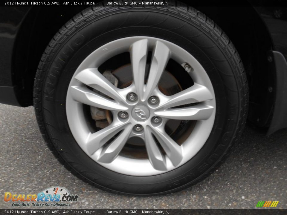 2012 Hyundai Tucson GLS AWD Ash Black / Taupe Photo #11