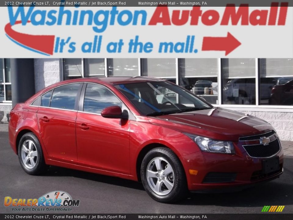 2012 Chevrolet Cruze LT Crystal Red Metallic / Jet Black/Sport Red Photo #1