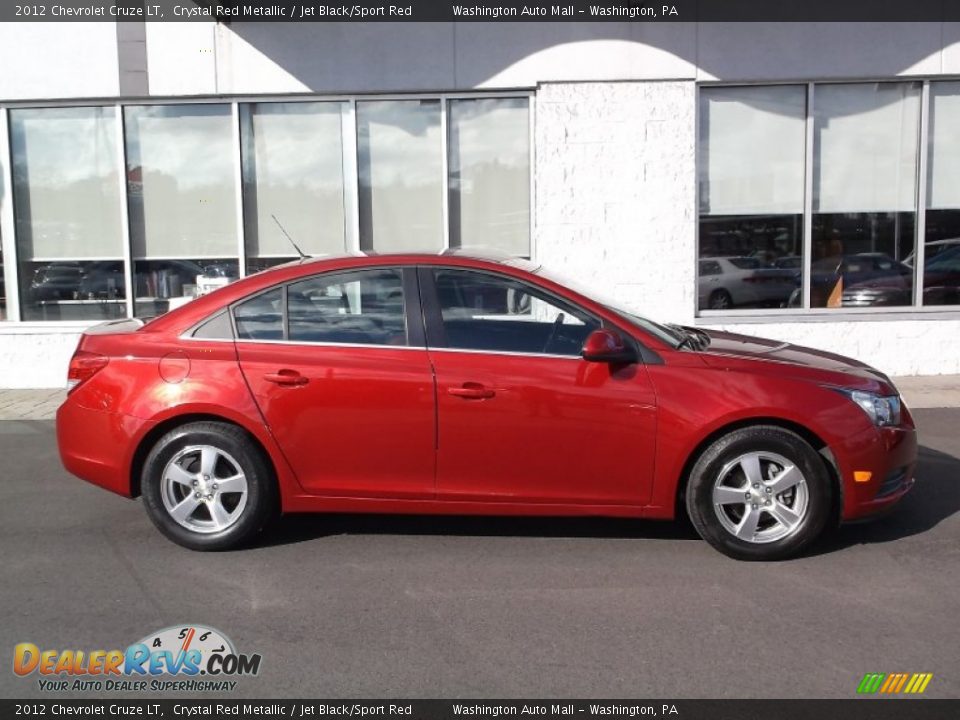 2012 Chevrolet Cruze LT Crystal Red Metallic / Jet Black/Sport Red Photo #2