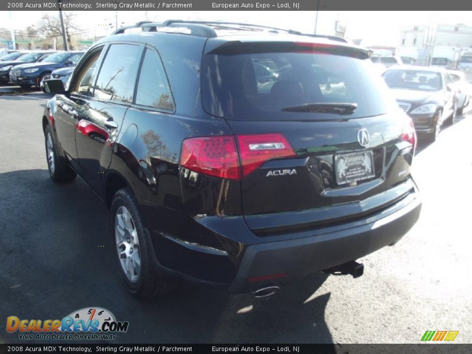 2008 Acura MDX Technology Sterling Gray Metallic / Parchment Photo #4