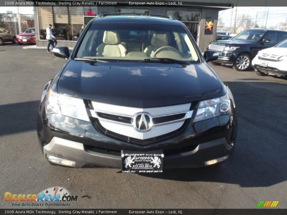 2008 Acura MDX Technology Sterling Gray Metallic / Parchment Photo #5