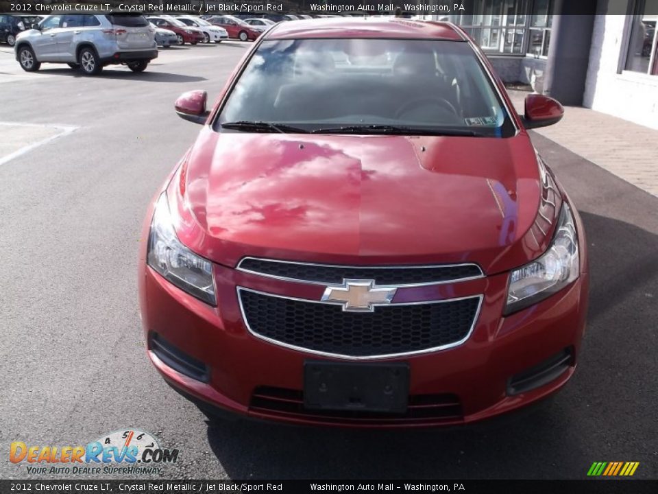2012 Chevrolet Cruze LT Crystal Red Metallic / Jet Black/Sport Red Photo #3