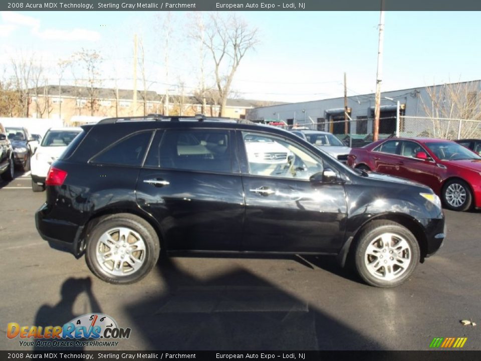 2008 Acura MDX Technology Sterling Gray Metallic / Parchment Photo #6