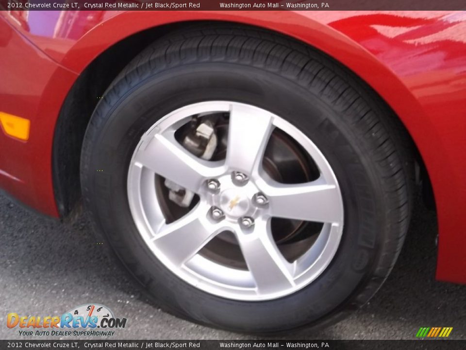 2012 Chevrolet Cruze LT Crystal Red Metallic / Jet Black/Sport Red Photo #5