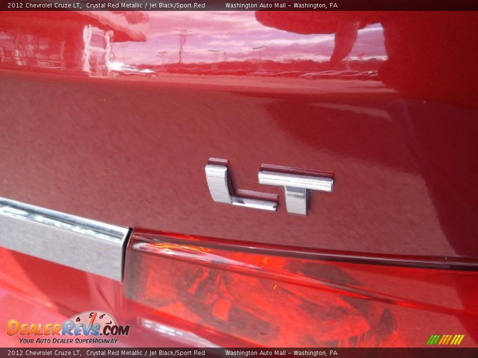 2012 Chevrolet Cruze LT Crystal Red Metallic / Jet Black/Sport Red Photo #8