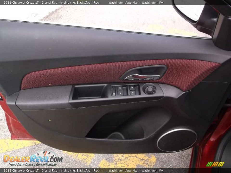 2012 Chevrolet Cruze LT Crystal Red Metallic / Jet Black/Sport Red Photo #9