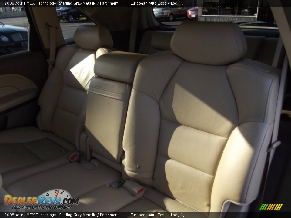 2008 Acura MDX Technology Sterling Gray Metallic / Parchment Photo #12