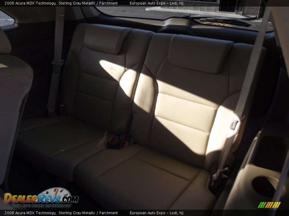 2008 Acura MDX Technology Sterling Gray Metallic / Parchment Photo #13