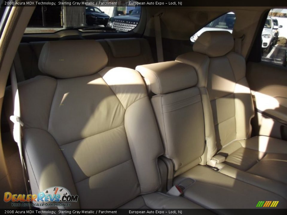 2008 Acura MDX Technology Sterling Gray Metallic / Parchment Photo #15