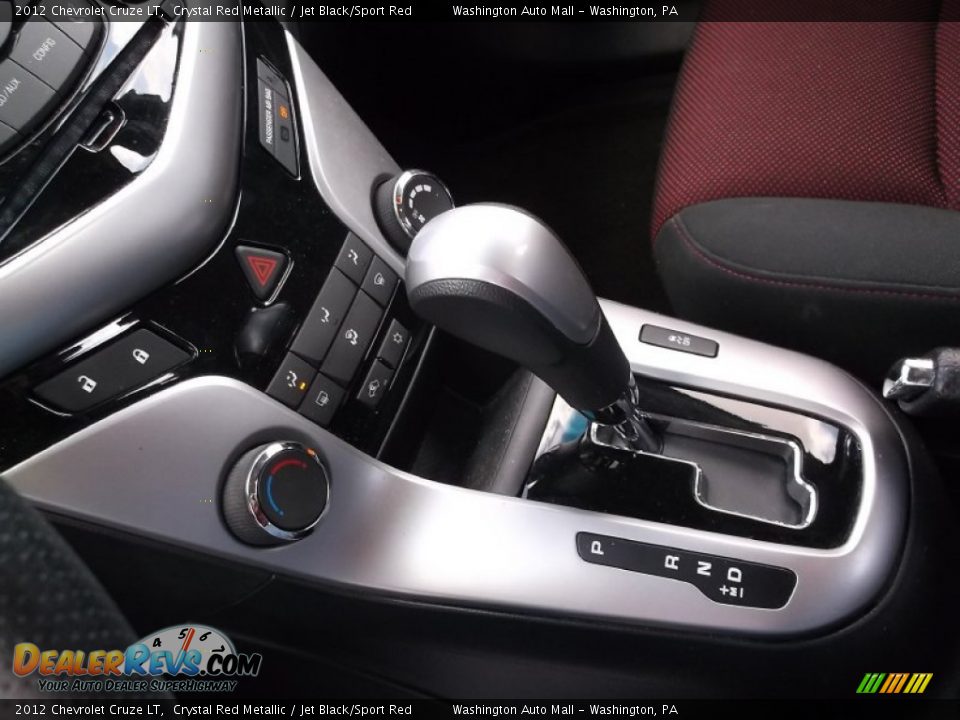 2012 Chevrolet Cruze LT Crystal Red Metallic / Jet Black/Sport Red Photo #13