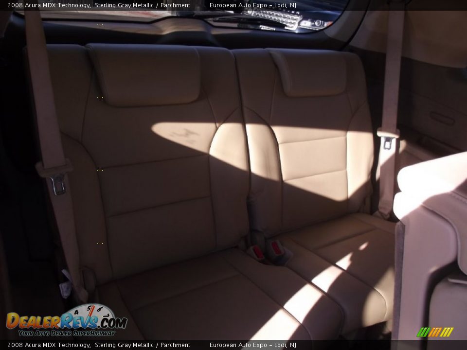 2008 Acura MDX Technology Sterling Gray Metallic / Parchment Photo #16