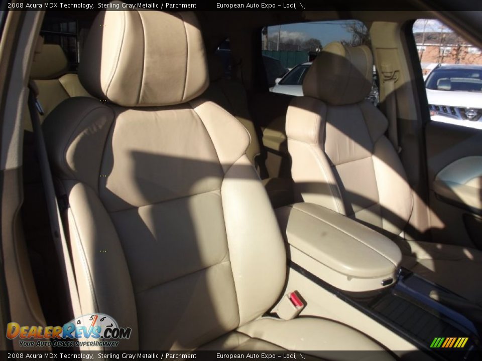 2008 Acura MDX Technology Sterling Gray Metallic / Parchment Photo #18