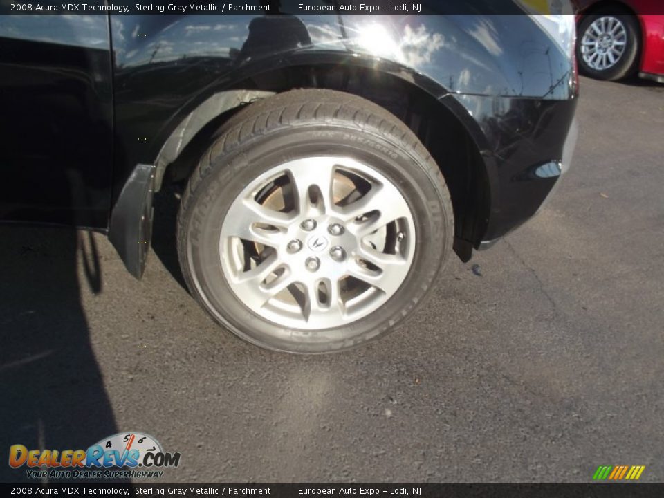 2008 Acura MDX Technology Sterling Gray Metallic / Parchment Photo #19