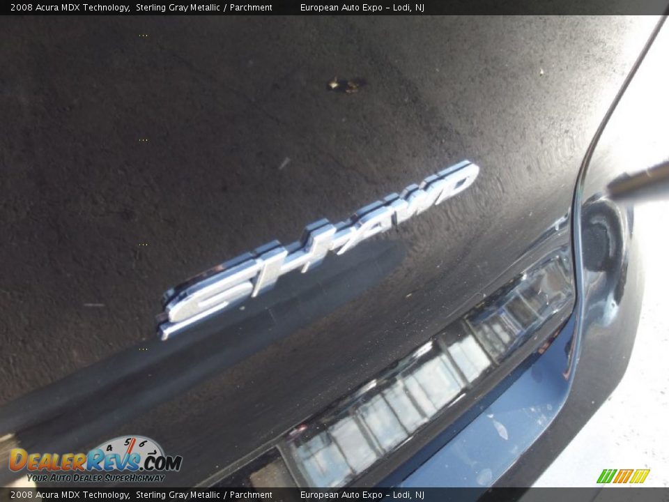 2008 Acura MDX Technology Sterling Gray Metallic / Parchment Photo #20