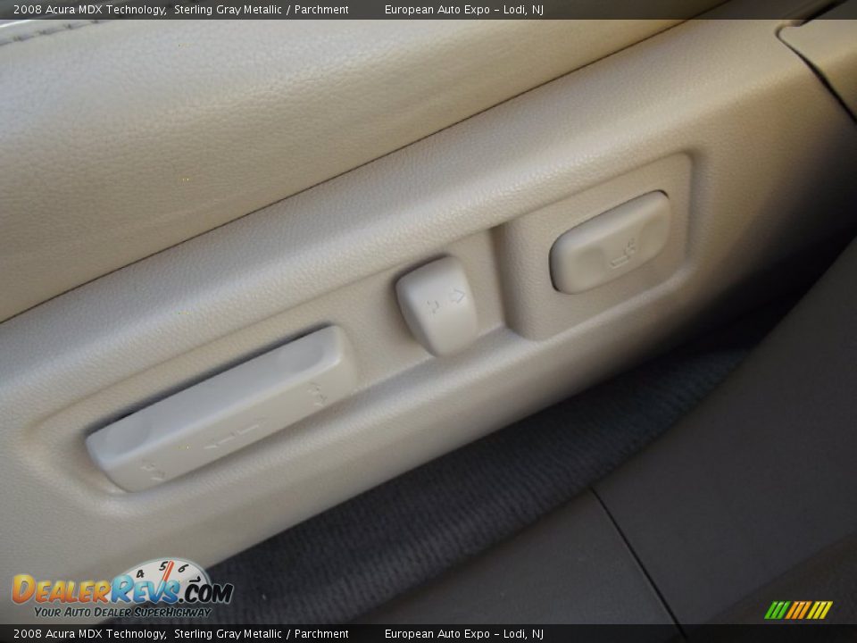 2008 Acura MDX Technology Sterling Gray Metallic / Parchment Photo #23