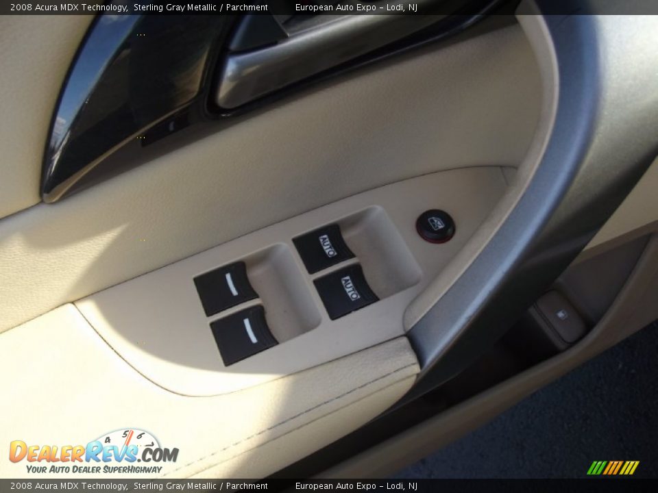 2008 Acura MDX Technology Sterling Gray Metallic / Parchment Photo #24