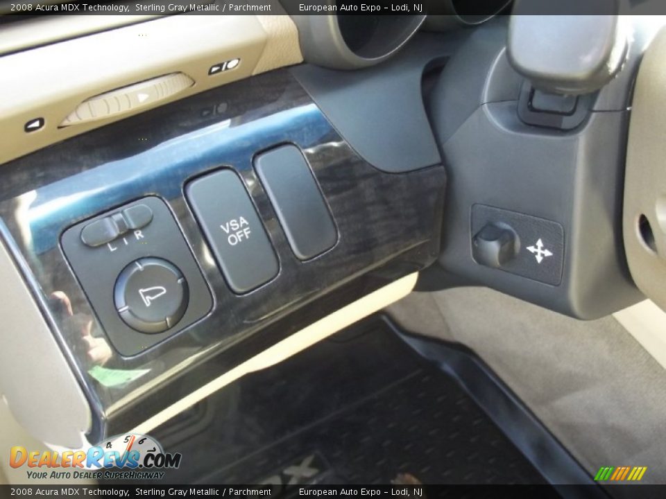 2008 Acura MDX Technology Sterling Gray Metallic / Parchment Photo #26
