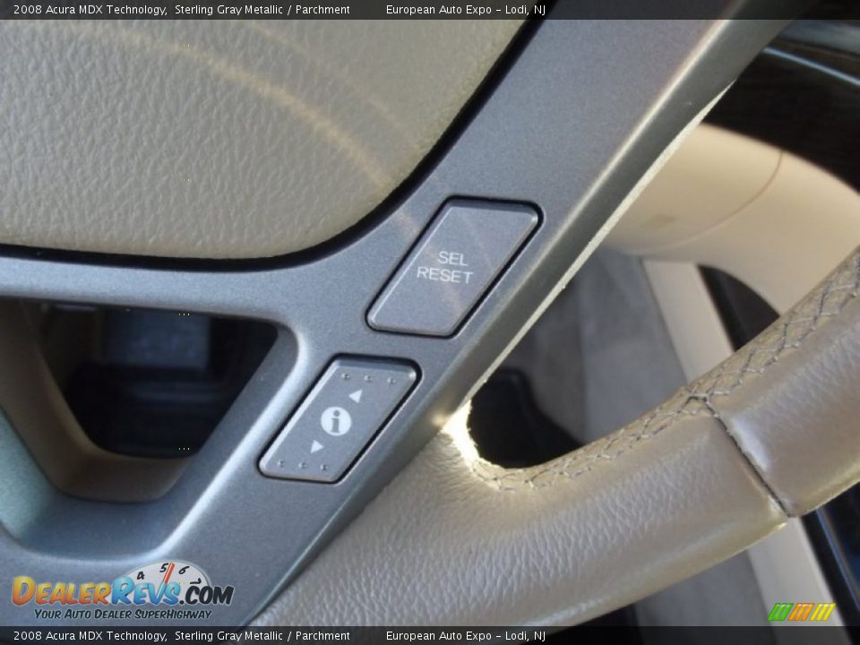 2008 Acura MDX Technology Sterling Gray Metallic / Parchment Photo #29