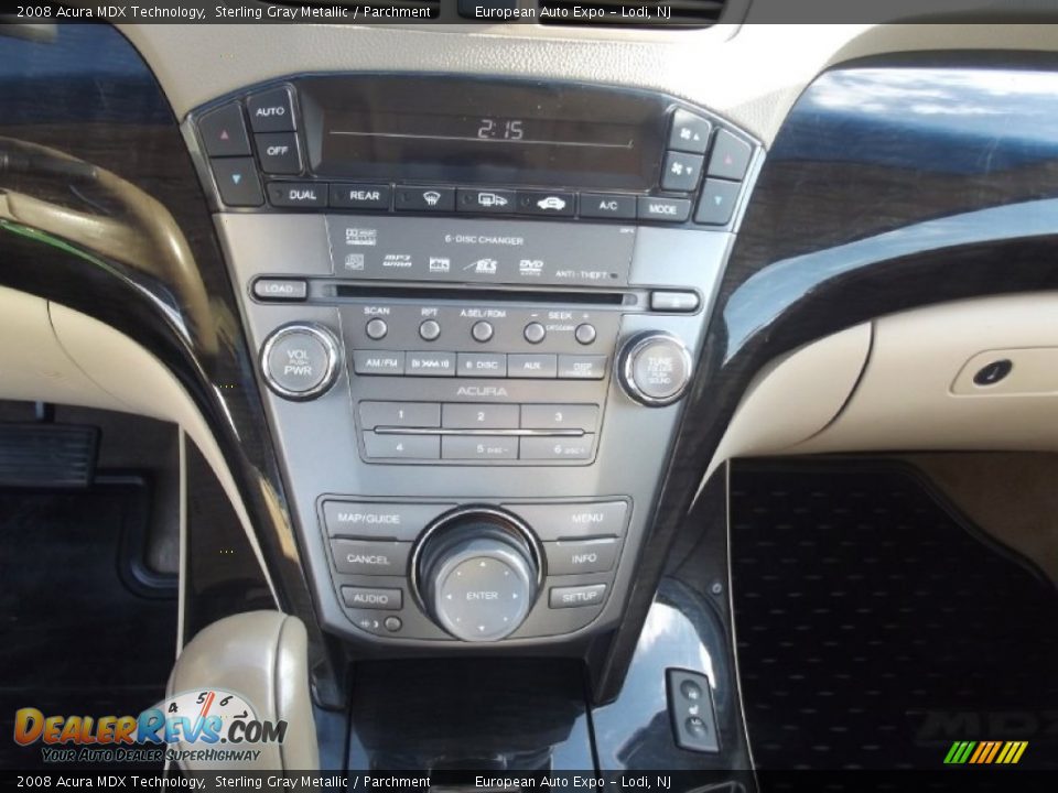 2008 Acura MDX Technology Sterling Gray Metallic / Parchment Photo #32