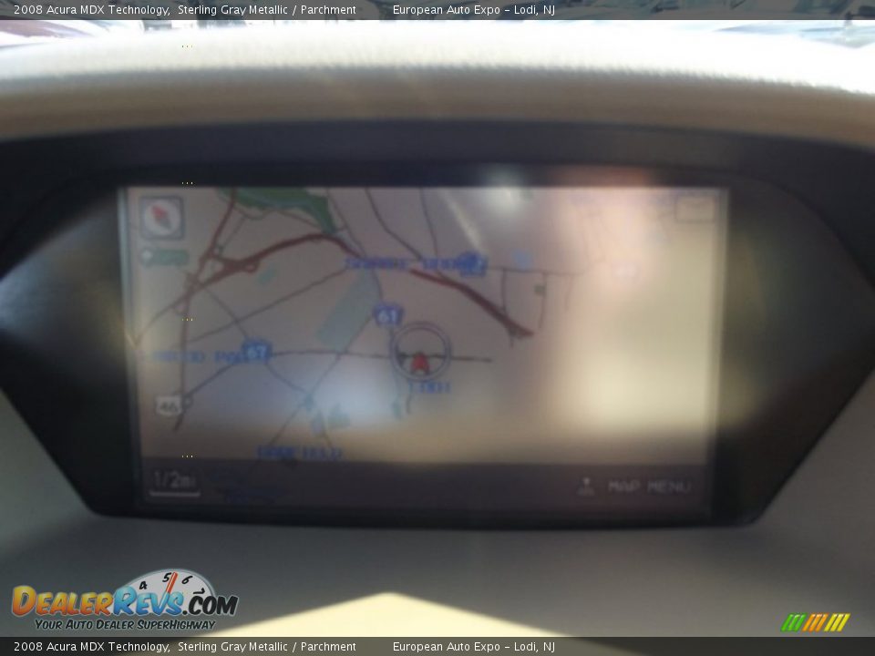 2008 Acura MDX Technology Sterling Gray Metallic / Parchment Photo #33