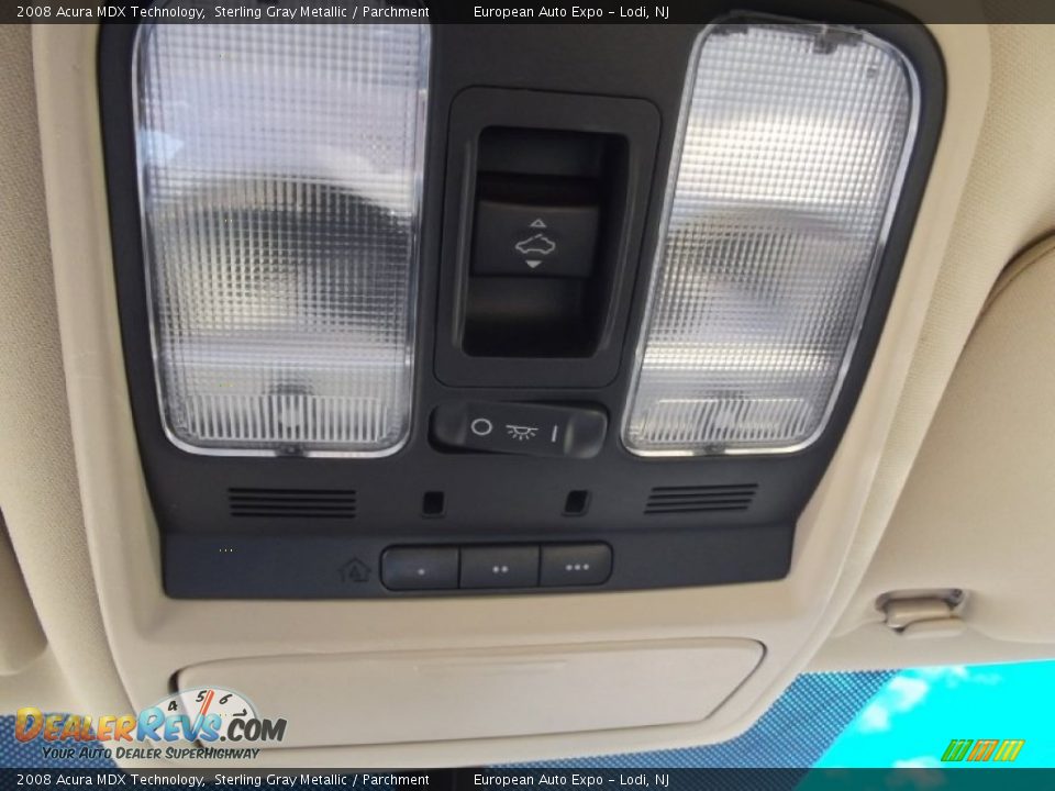 2008 Acura MDX Technology Sterling Gray Metallic / Parchment Photo #34