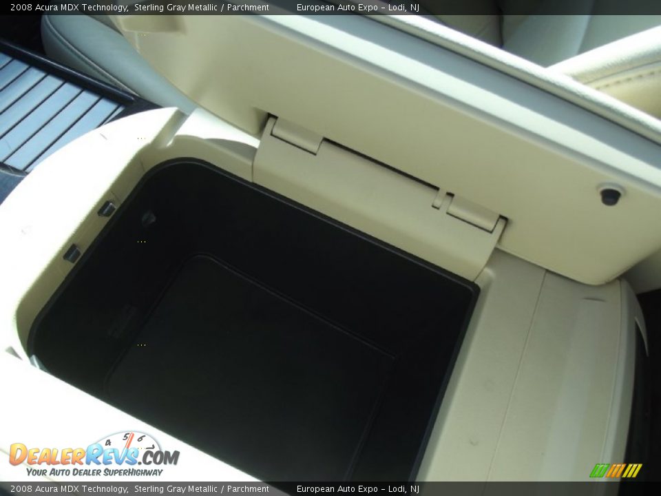 2008 Acura MDX Technology Sterling Gray Metallic / Parchment Photo #35