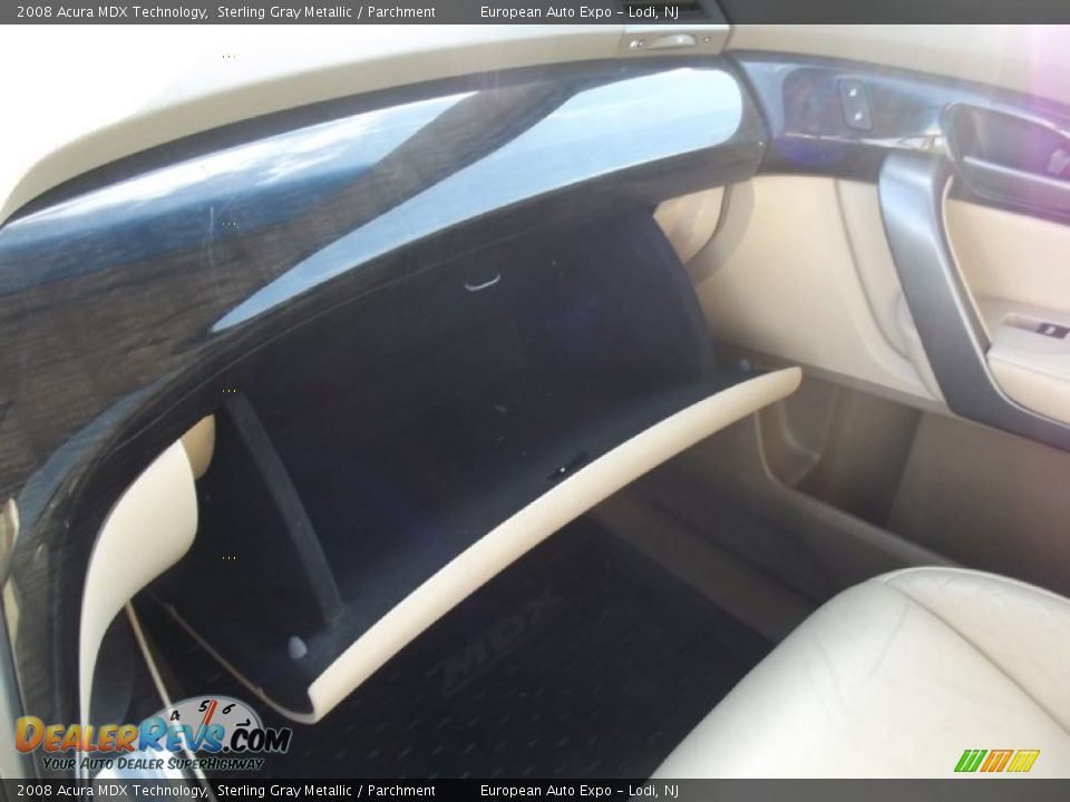 2008 Acura MDX Technology Sterling Gray Metallic / Parchment Photo #36