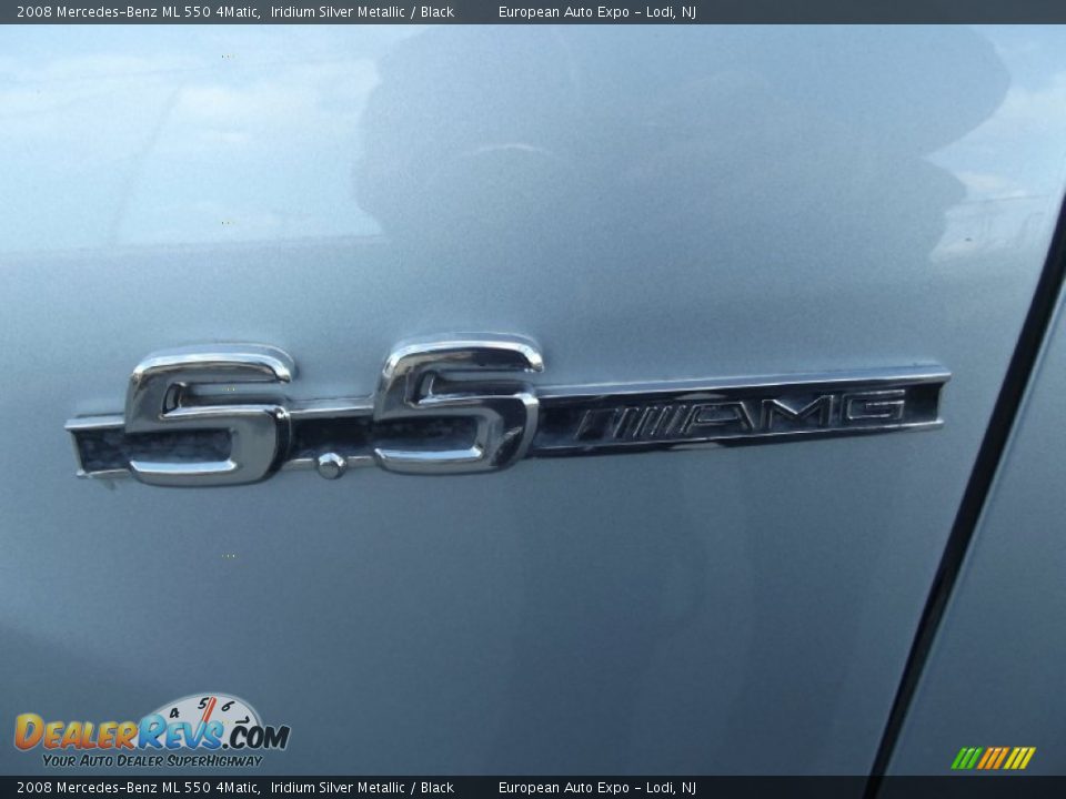 2008 Mercedes-Benz ML 550 4Matic Iridium Silver Metallic / Black Photo #12