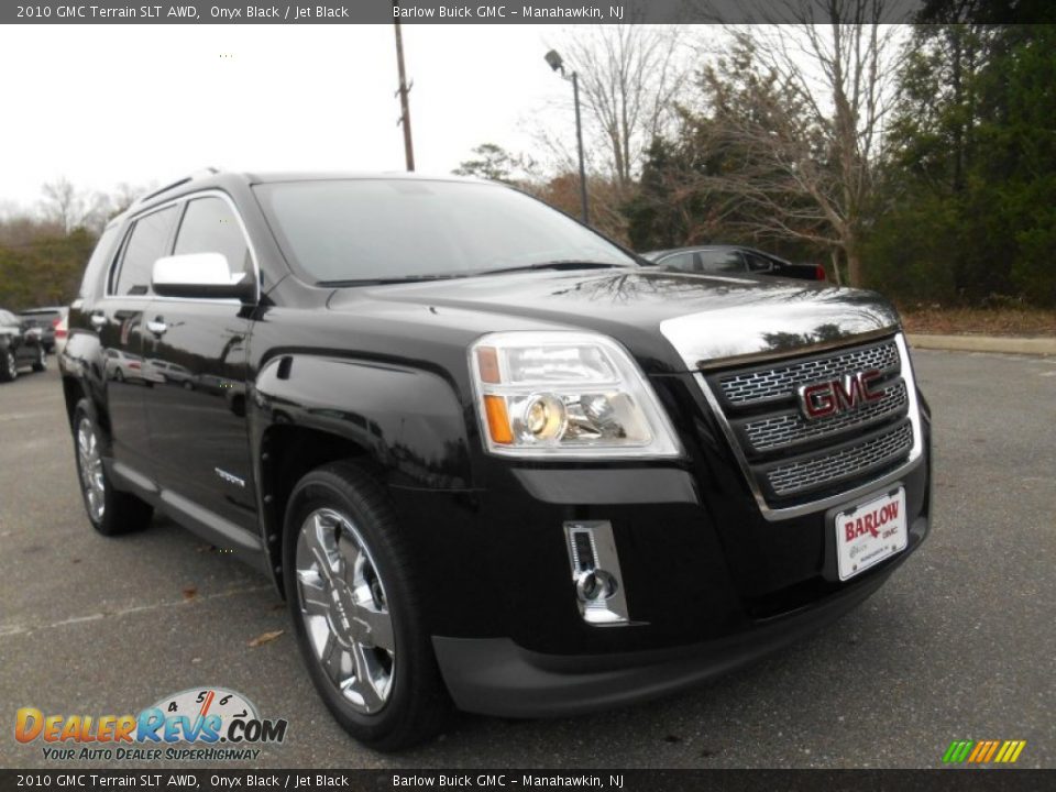 2010 GMC Terrain SLT AWD Onyx Black / Jet Black Photo #1