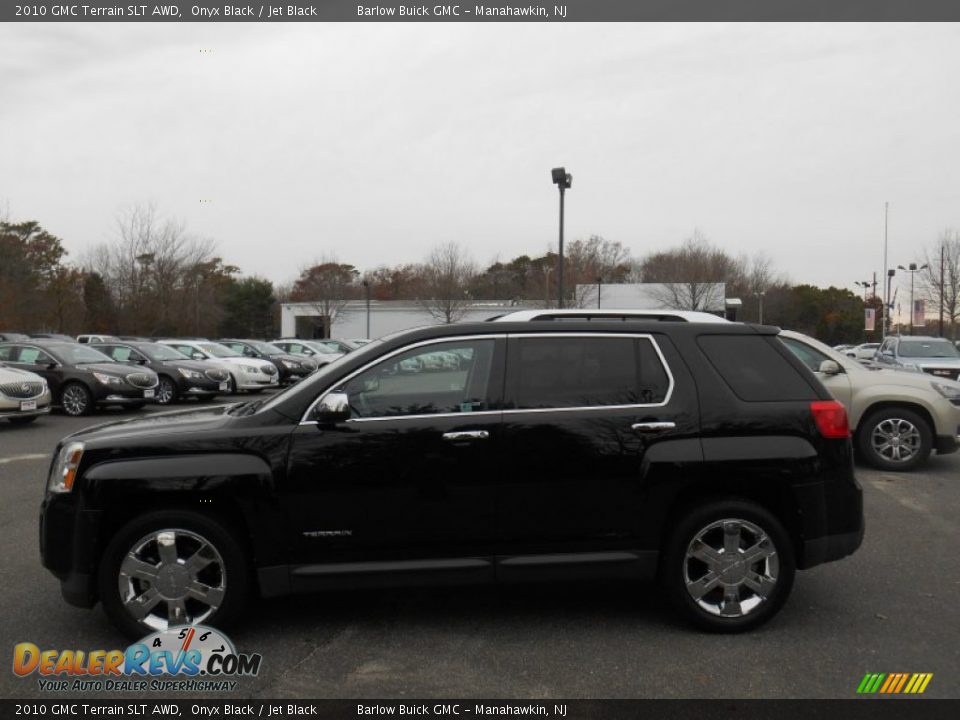 2010 GMC Terrain SLT AWD Onyx Black / Jet Black Photo #4
